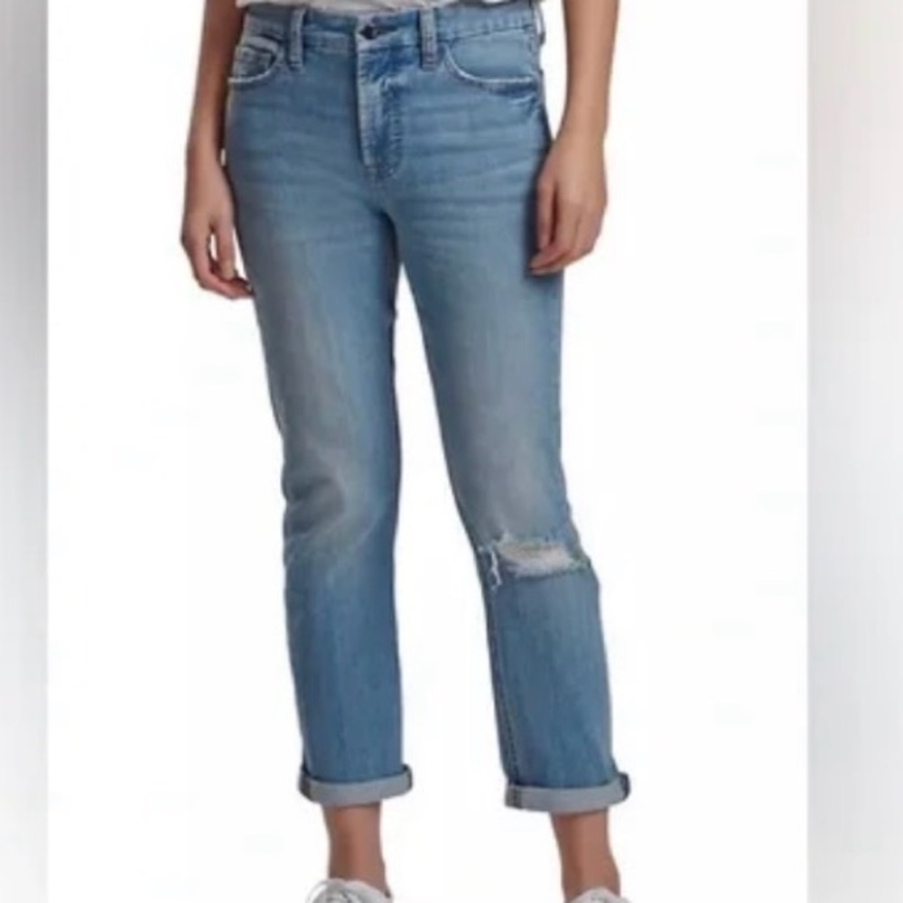 JEN 7 by 7 for all mankind slim boyfriend jeans size 12